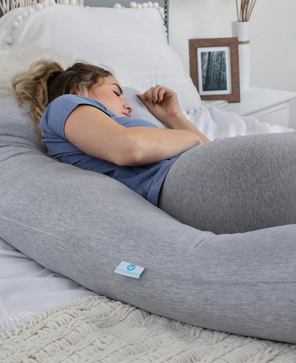 PharMeDoc Pregnancy U Shaped Full Body Pillow with Jersey Cover
