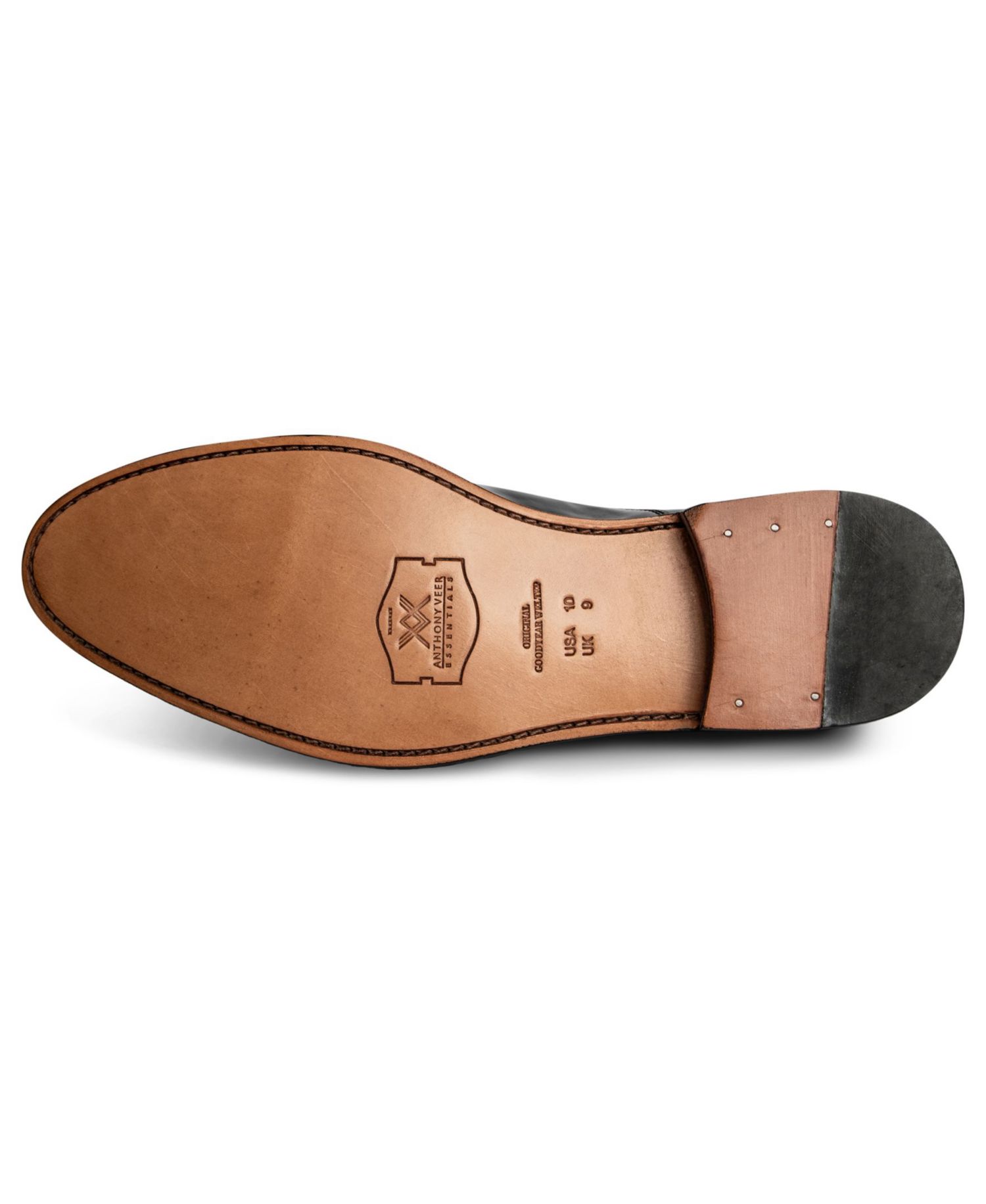 Men's Clinton Tux Cap-Toe Oxford Leather Dress Shoes