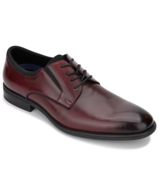 black dress shoes with red bottom