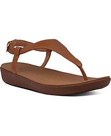 Lainey T-Strap Slingback Thong Sandals