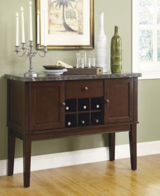 Furniture Homelegance Griffin Dining Room Server with Top