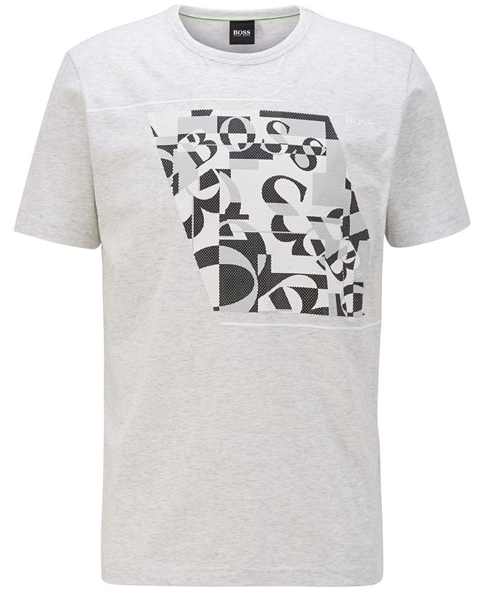 Hugo Boss BOSS Men's Tee 3 Cotton T-Shirt & Reviews - T-Shirts - Men ...