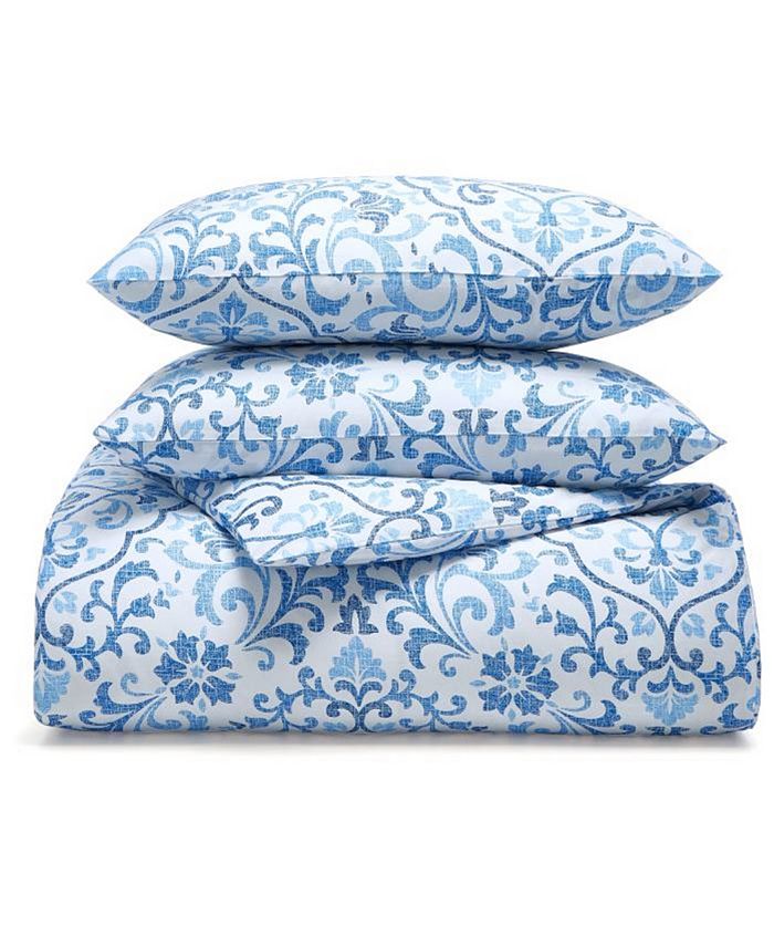 Charter Club Filigree 300Thread Count King Duvet Set, Created for Macy