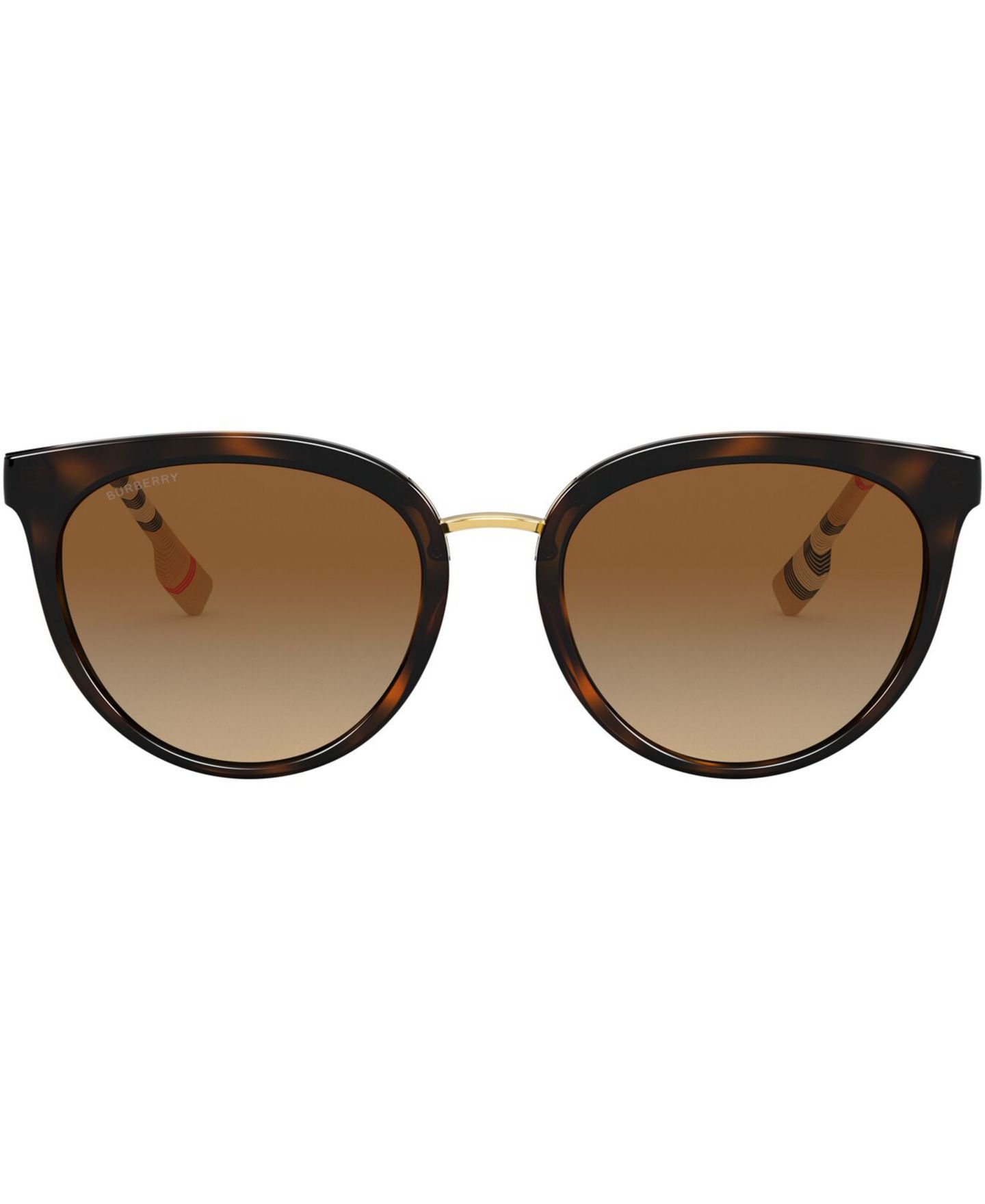 Женские солнцезащитные очки Burberry Polarized Sunglasses, 0BE4316, цвет: Гавана / Коричневый градиентный — фото 2