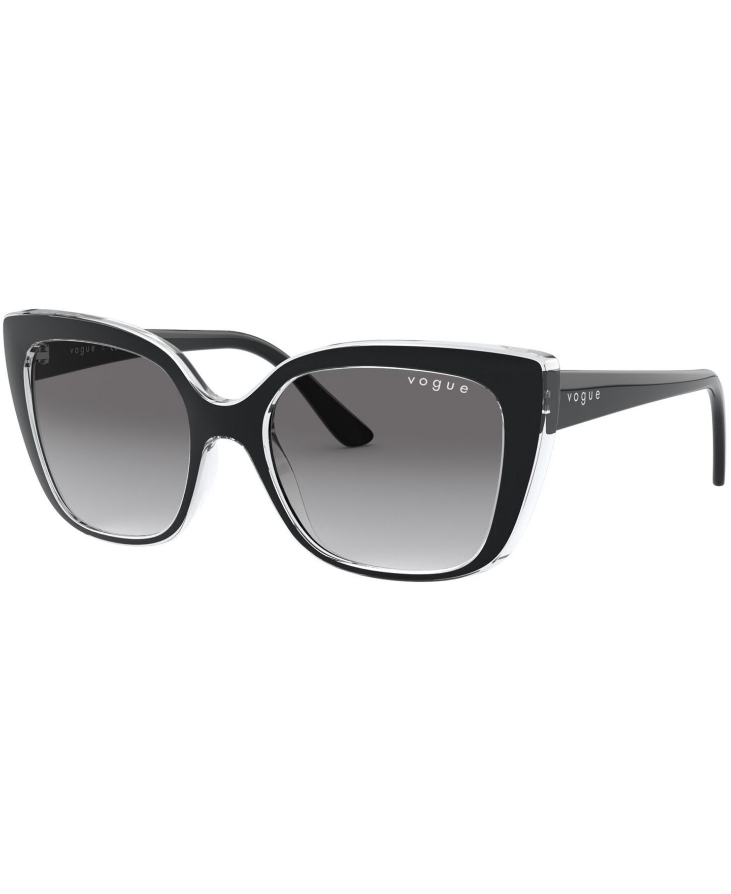 Женские солнцезащитные очки Vogue Eyewear Sunglasses, VO5337S53-Y, цвет: Чёрный / Серый градиентный — фото 1