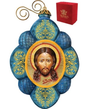 G.debrekht Hand Painted Jesus Scenic Ornament In Multi