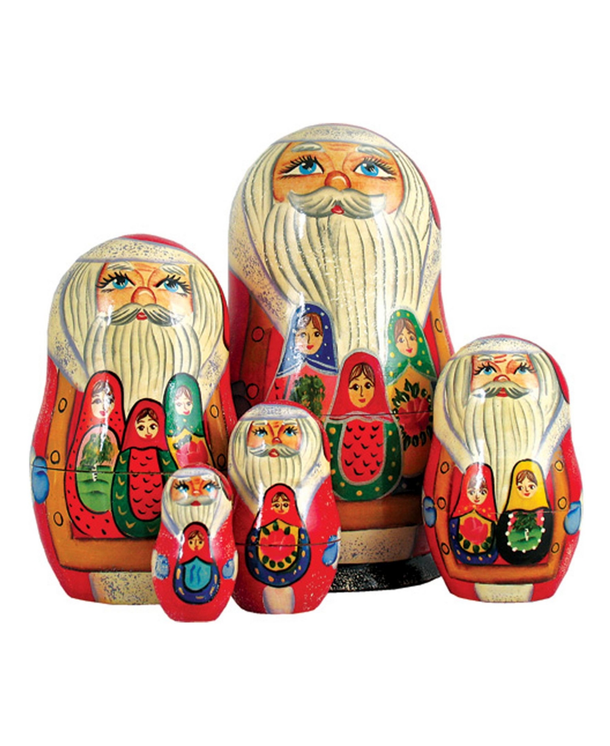 5 Piece Matreshkas Russian Matryoshka Nested Doll Set - Multi