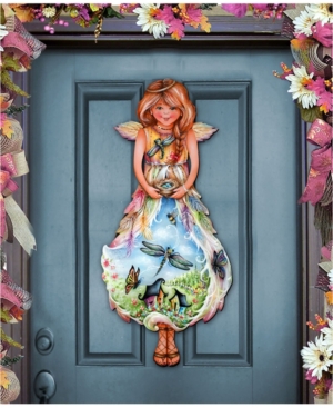 Designocracy Nature Blessing Angel Over The Door Wooden Door Hanger By Jamie Mills Price In Multi