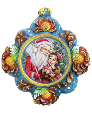 G.debrekht Hand Painted Scenic Ornament Sharing Secrets In Multi