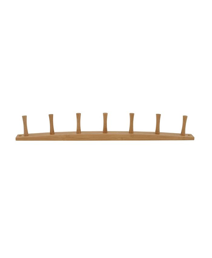 Spectrum Diversified Wall-Mounted 7 Peg Wood Hook Rack - Macy's