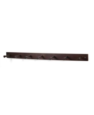 Diversified Wall-Mounted 7 Peg Wood Hook Rack