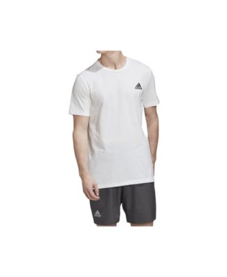 adidas men's post game ribbed short sleeve hoodie