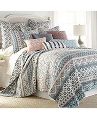 Addie Mediterranean Medallion Quilt Set, King
