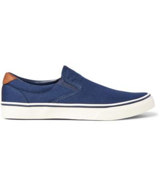 Polo Ralph Lauren Men's Thompson Canvas Low-Top Sneaker - Macy's