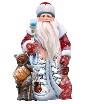 Designocracy Money Bear Wooden Decor