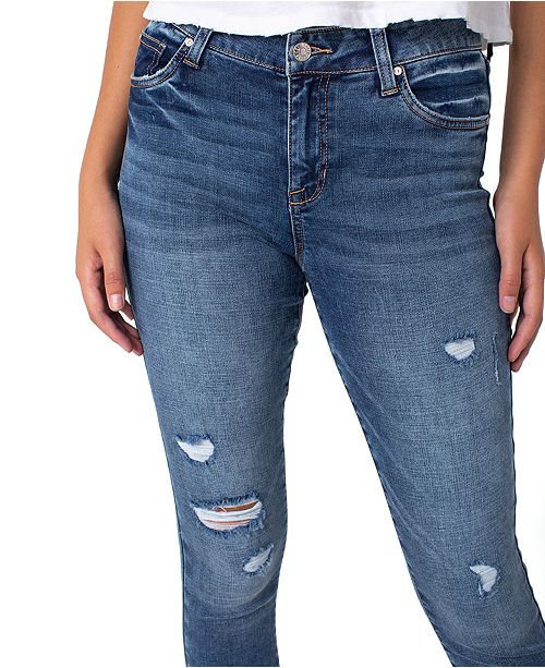 celebrity pink high rise ankle skinny