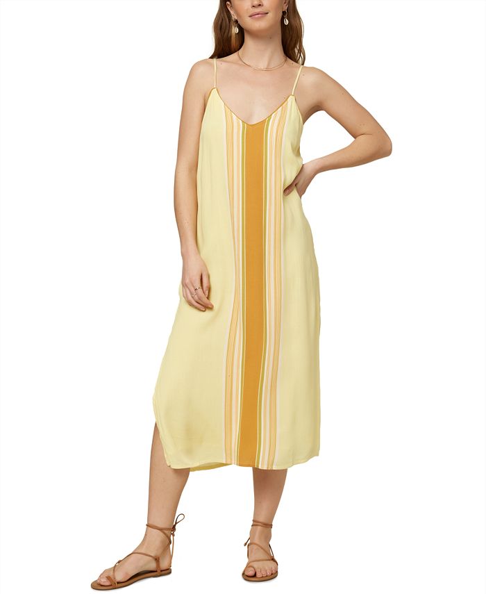 O'Neill Juniors' Avana Striped Midi Dress - Macy's