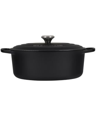 6.75-Qt. Signature Enameled Cast Iron Oval Dutch Oven