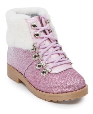 image of Juicy Couture Toddler Girls Glitter Hiker Bootie
