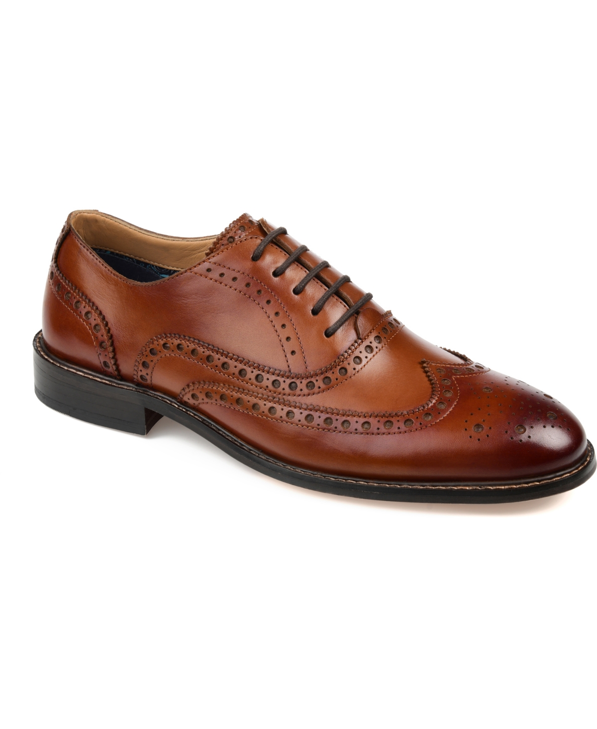 Men's Franklin Wingtip Oxford Shoe - Cognac