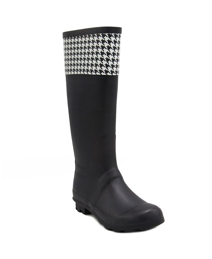 London Fog Women's Thames Knee-High Rain Boot - Macy's
