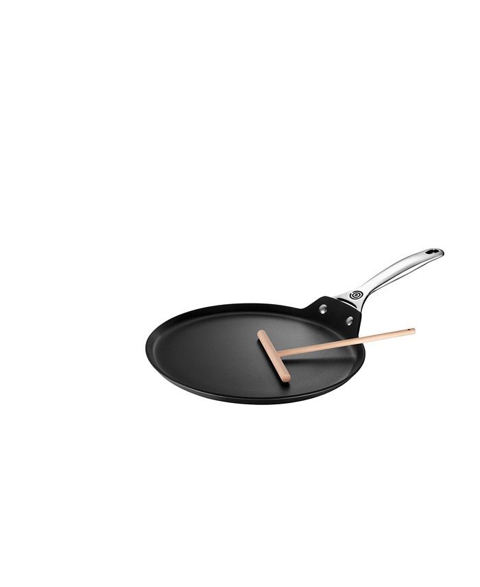 HAPPi STUDIO 11 Inch Crepe Pan Nonstick - Pancake Pan with Crepe Spreader -  Induction Cooktop Griddle Pan 