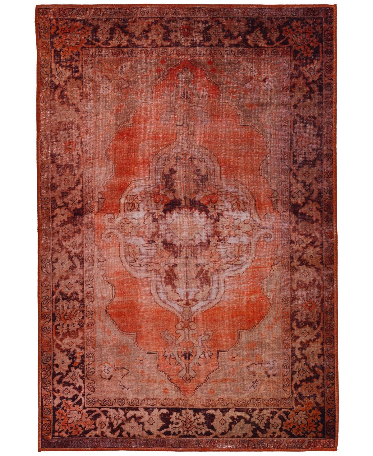 Closeout! D Style Tovia TOV01 Cinnamon 7'10in x 9'10in Area Rug - Cinnamon