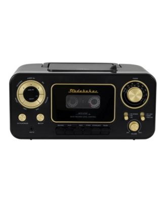 Studebaker SB2135BG Portable CD Player with AM/FM Radio and Cassette Player/Recorder