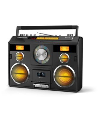 SB2140B Sound Station Portable Stereo Bluetooth, CD, AM/FM Radio, Cassette Recorder