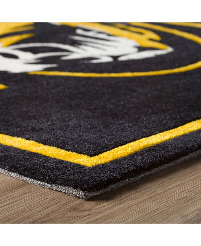 Luxury Sports Rugs Missouri Colmo Black 5' x 7'6" Area Rug Macy's