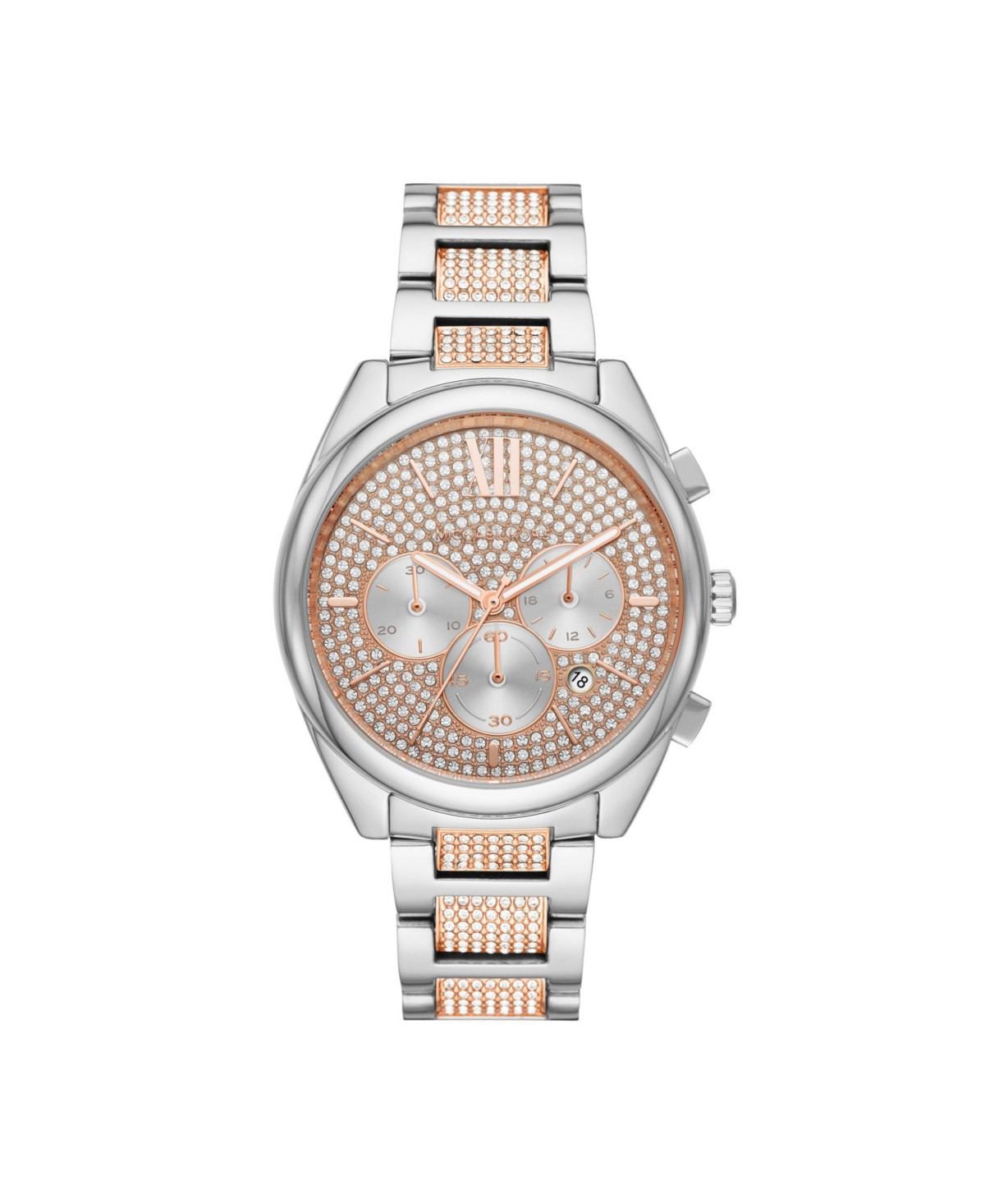 Женские часы-браслет Michael Kors Janelle с кристаллами Pavé, 42 мм — фото 2