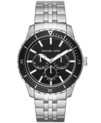 Michael Kors - Men's Cunningham Multifunction Stainless Steel Bracelet Watch 44mm MK7157