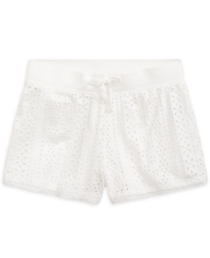 Big Girls Embroidered Jersey Shorts