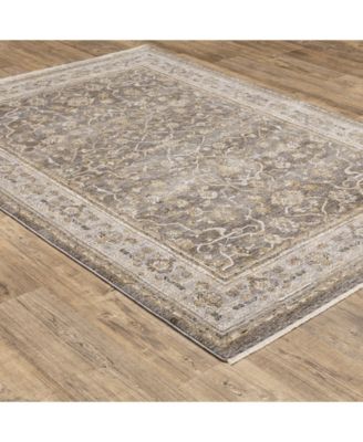Maharaja 40M Beige and Gray 6'7" x 9'6" Area Rug