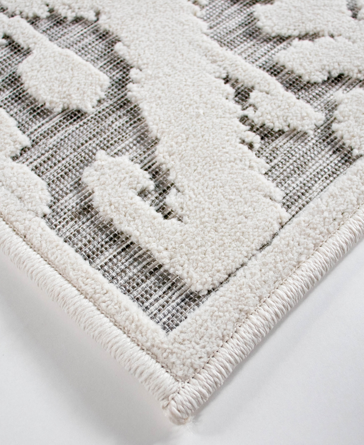 Closeout! Edgewater Living Bourne SalvadorOutdoor Area Rug - Gray