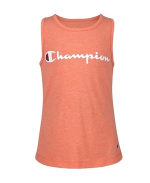 image of Champion Little Girls Champion Script Racer Back Tank