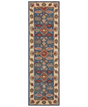 Safavieh Antiquity At506 Blue And Red 2'3" X 8' Runner Area Rug