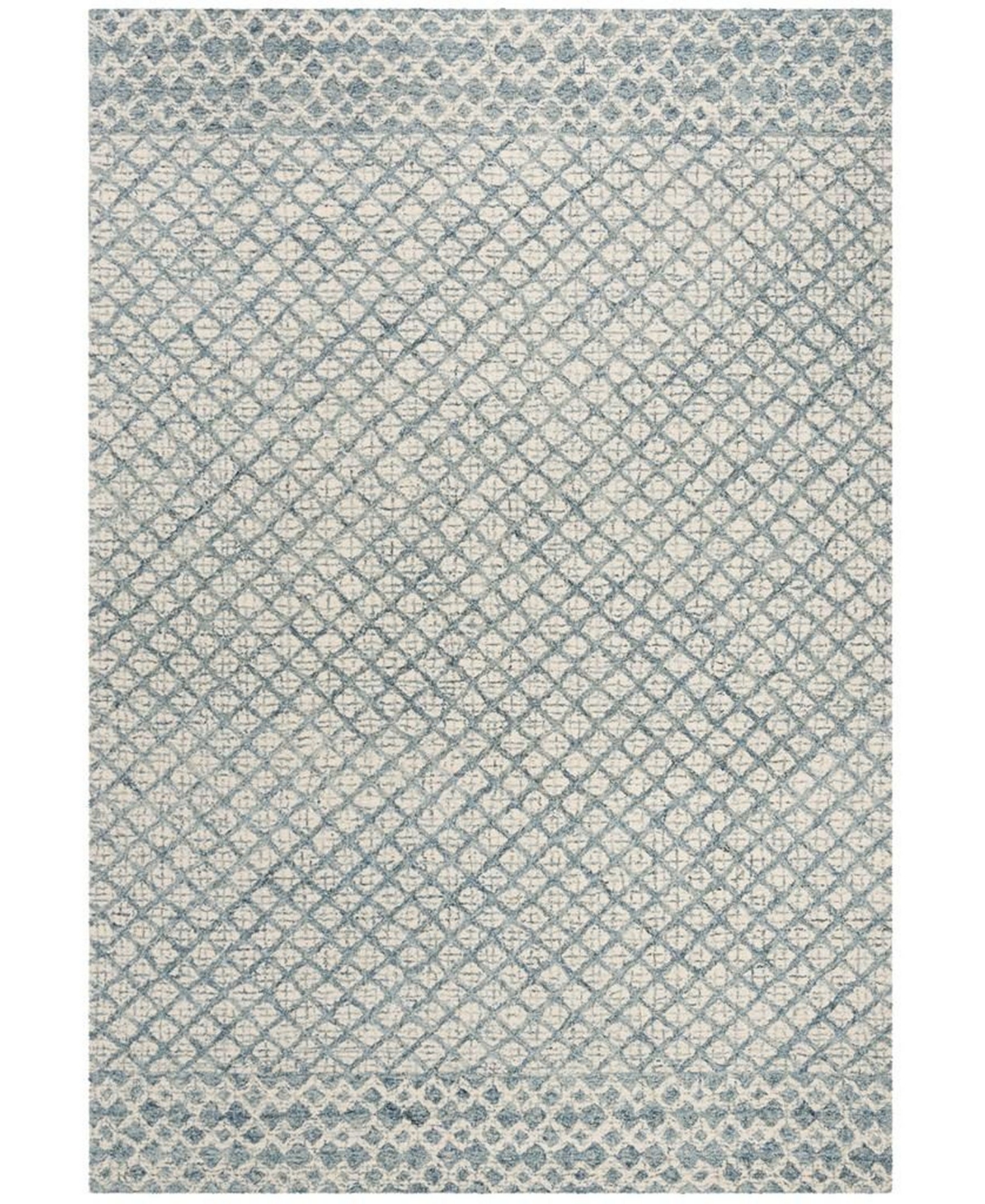 Safavieh Abstract 203 Blue and Ivory 8' x 10' Area Rug - Blue