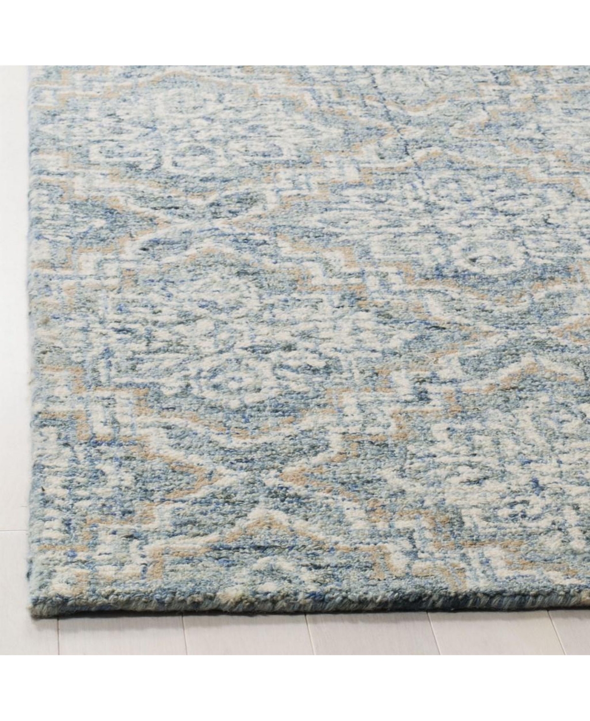 Safavieh Abstract 201and Gray Area Rug - Blue