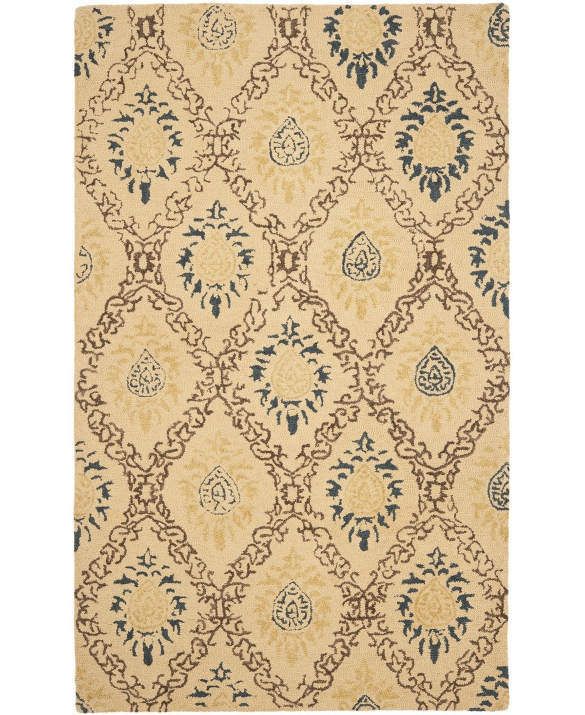 Safavieh Antiquity At460 Gold and Multi 8'3in x 11' Area Rug - Gold
