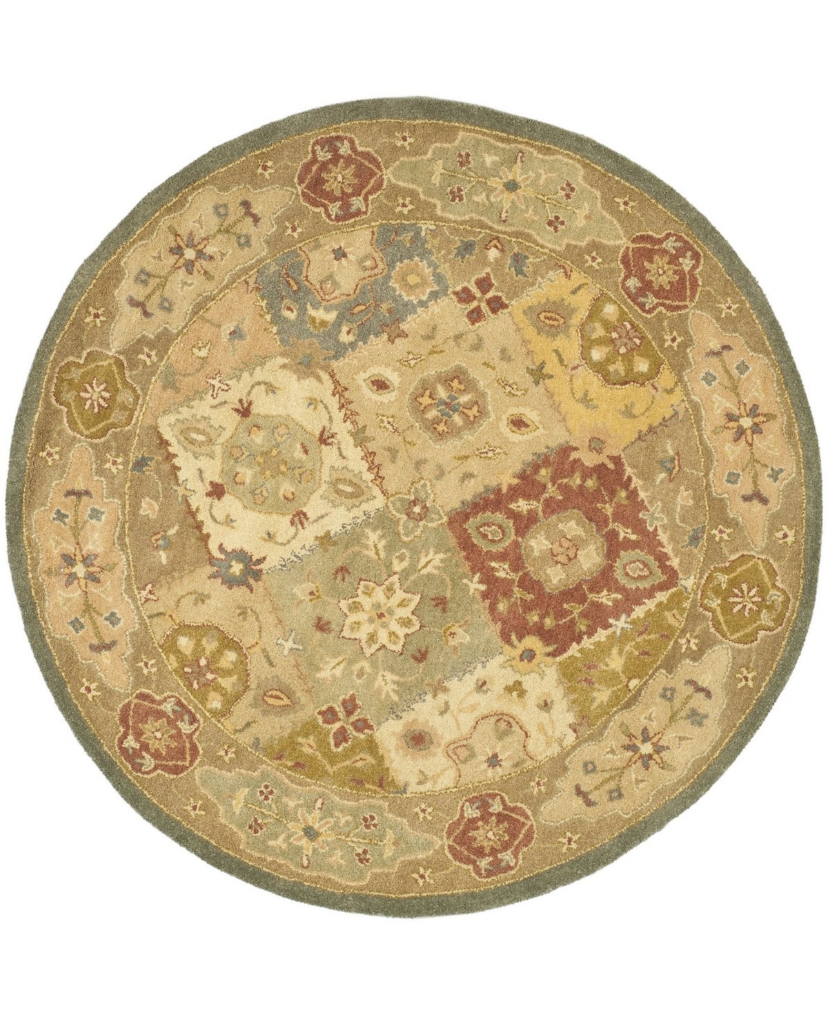 Safavieh Antiquity At316 Multi 6' x 6' Round Area Rug - Multi
