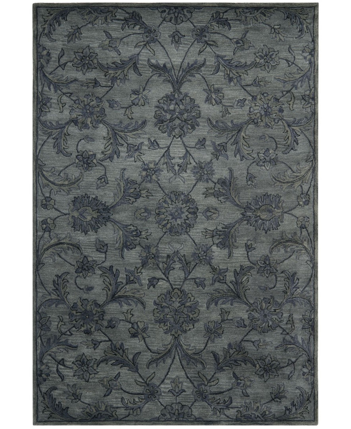 Safavieh Antiquity At824 Gray and Multi 6' x 9' Area Rug - Gray