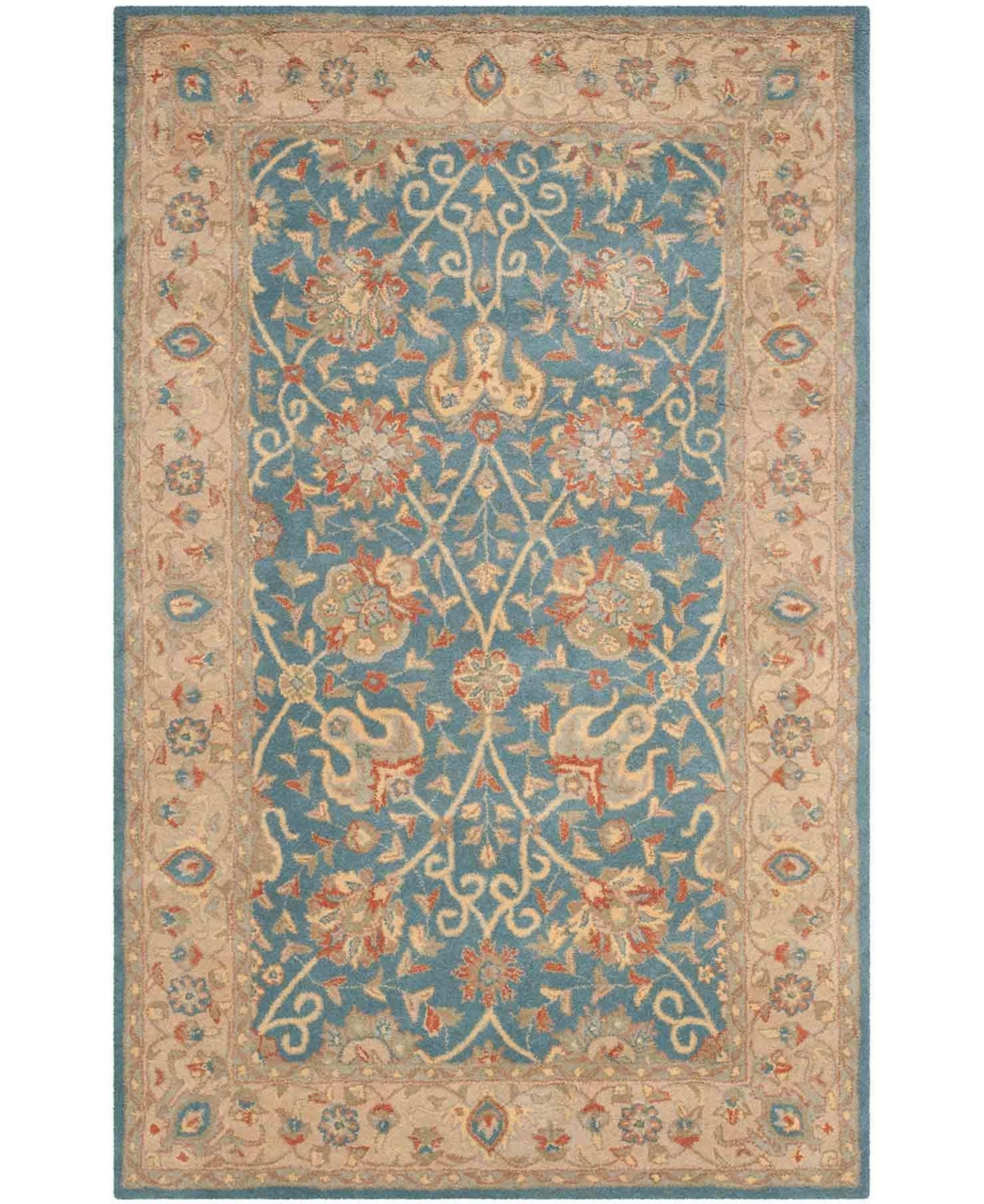 Safavieh Antiquity At21 Blue 5' x 8' Area Rug - Blue