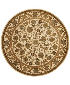 Antiquity At52 Gold 3'6" x 3'6" Round Area Rug