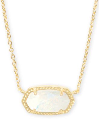 Glass Stone Elisa Pendant Necklace