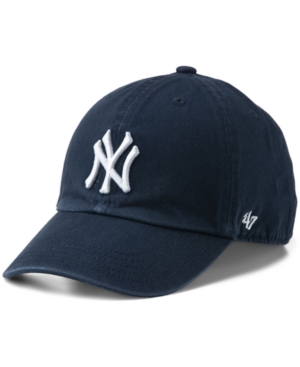 '47 Brand Kids New York Yankees On-Field Replica Clean Up Cap