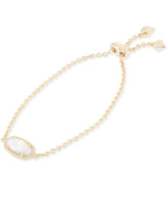 14k Gold-Plated Stone Slider Bracelet