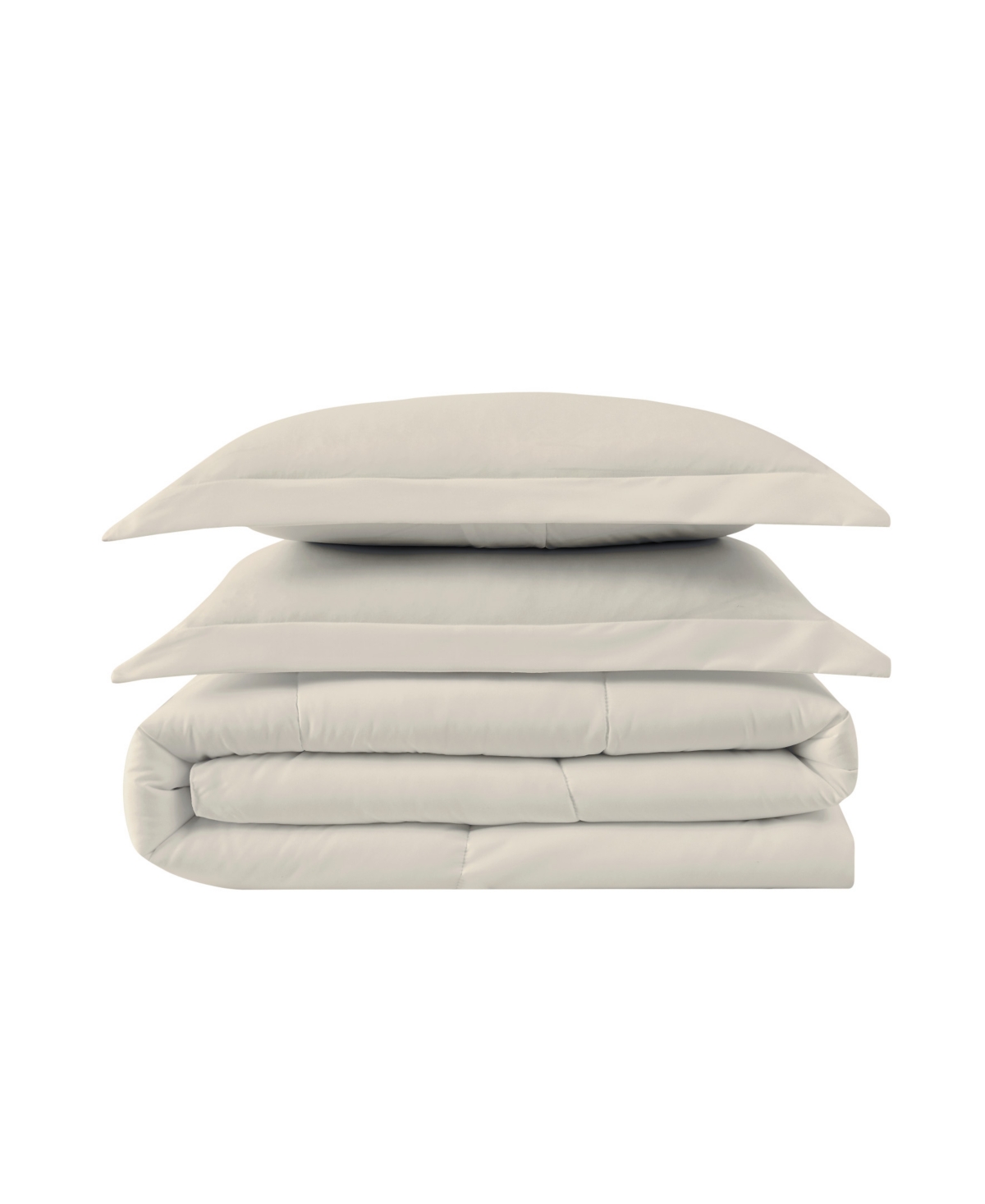 Truly Calm Antimicrobial Down Alternative 3-pc. Comforter Set, King In Beige,khak