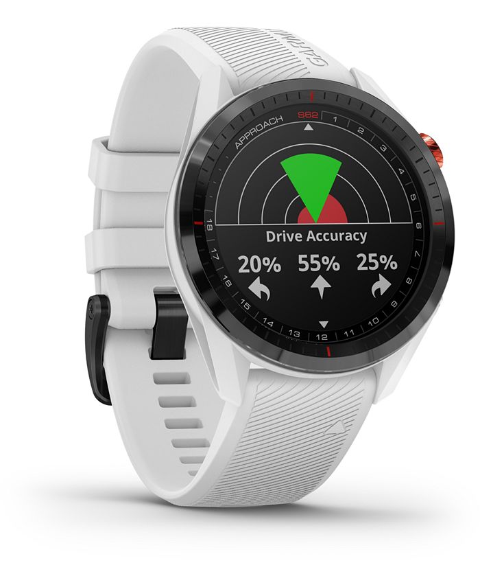 Garmin Unisex Approach S62 White Silicone Strap Touchscreen Smart Watch