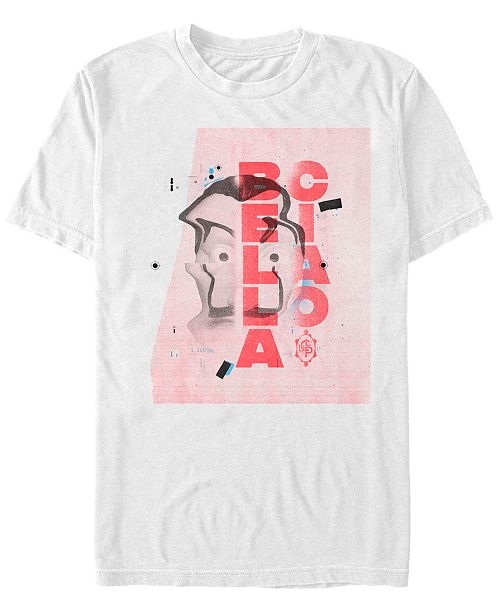 Fifth Sun Men S La Casa De Papel Bella Ciao Warped Mask Short